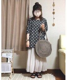 正面🌼 | サマンサのサークル型のカゴバック、お気に入り🦔(その他)