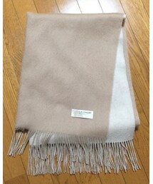 ブランド不明 | リバーシブル＆バイカラー カシミヤ100%(マフラー)