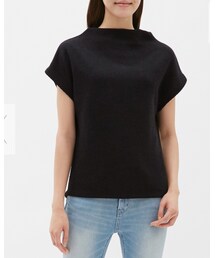 GU | ボトルネックスリーブレスTWT (ニット/セーター)