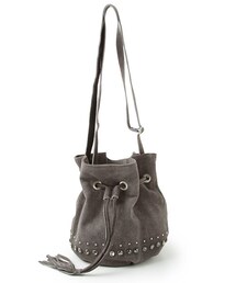 NANO universe | スエードドロストバッグ(ショルダーバッグ)