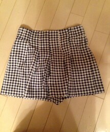 ZARA | ギンガムチェックショートキュロット(その他パンツ)