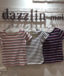 dazzlin | moiトリコロールボーダーTシャツ(Tシャツ/カットソー)