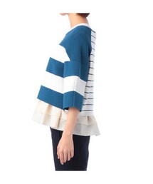 aquagirl | ボーダーニットプルオーバー

(ニット/セーター)