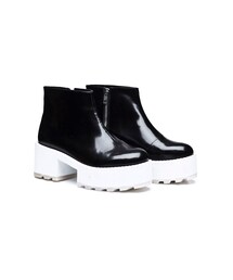 CHEAP MONDAY | TRACTOR HIGH Black white(ブーティ)