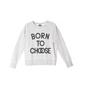 CHEAP MONDAY | FIRST SWEAT BORN TO CHOOSE Light grey mel(Sweatshirt)