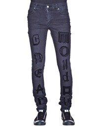 CHEAP MONDAY | TIGHT LETTERS FLOCK(デニムパンツ)