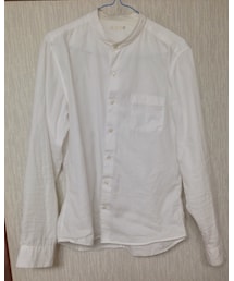 GU | リメイクバンドカラーシャツ(シャツ/ブラウス)