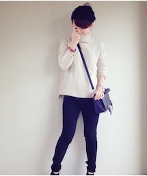 DHOLIC | 正面。ムクミを隠す！(ニット/セーター)