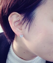 ブランド不明 | お友達からお誕生日プレゼントで頂きました😍(ピアス（両耳用）)