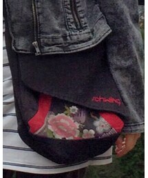 Schwiing | Floral canvas crossbody(メッセンジャーバッグ)