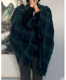 OLD NAVY | Flannel blanket scarf, Black Watch plaid(マフラー)
