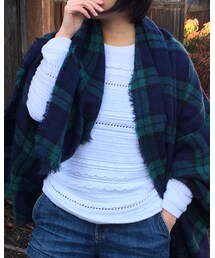 Banana Republic | Scallop-stripe Pullover sweater(ニット/セーター)