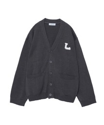 BOYSHE | L字 アクリルカーディガン　ダークグレー(カーディガン/ボレロ)
