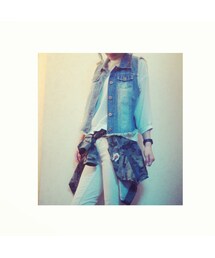 ジーンズベスト（GU）(ベスト)