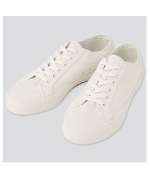 UNIQLO | コットンキャンバススニーカー/01 OFF WHITE/26.5(スニーカー)