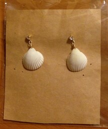 友達のハンドメイド | 貝がらモチーフピアス(ピアス（両耳用）)
