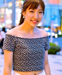 H&M | ピチッとオフショル(Tシャツ/カットソー)