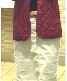 無印良品 | オーガニックコットンコーデュロイスカート　2015年版　アイボリー(スカート)