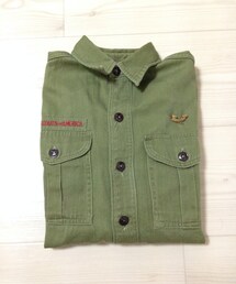 古着ボーイスカウトシャツ(シャツ/ブラウス)