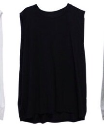 MODE ROBE | バックフレアノースリトップス(Tシャツ/カットソー)