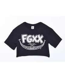 Fingercroxx黑色短版T恤(Tシャツ/カットソー)