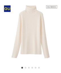 GU | リブタートルセーター(ニット/セーター)