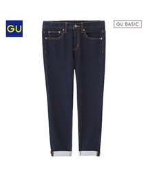 GU | デニムルックテーパードパンツ(デニムパンツ)