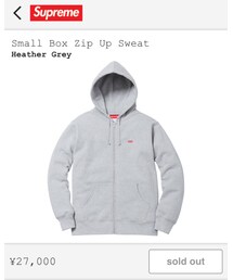 Supreme  | Small Box Zip Up Sweat(パーカー)