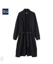 GU | ロングコーディガン（長袖）CE(ダウンジャケット/コート)