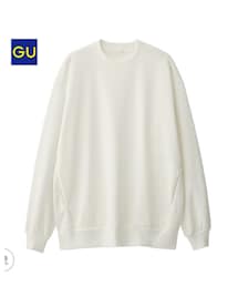 GU | ビッグスウェットプルオーバー（長袖）(スウェット)