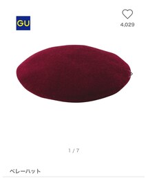 GU | ベレーハット(ハンチング/ベレー帽)