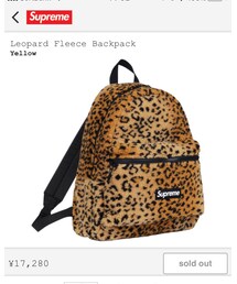 Supreme  | Leopard Fleece Backpack(バックパック/リュック)
