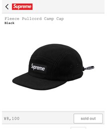 Supreme  | Fleece Pullcord Camp Cap(キャップ)