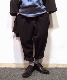 yaponskii | タックテーパードパンツ(その他パンツ)