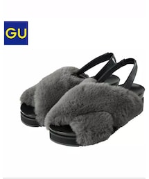 GU | GU女装 人造毛凉鞋 290432(サンダル)