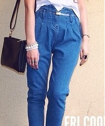 ENVYM | ハイウェストパンツ(デニムパンツ)