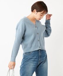 DISCOAT | リブカーディガン(カーディガン/ボレロ)