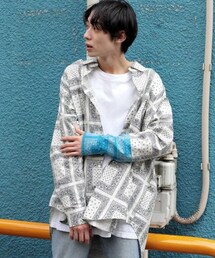 OPENING ACT | F××KIN BIGシルエットバンダナ長袖ボタンダウンシャツ

(シャツ/ブラウス)