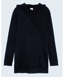 ZARA | ロング丈フーディ M size(Tシャツ/カットソー)