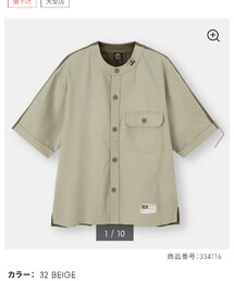 GU | ベースボールシャツ　GU✕MIHARAYASUHIRO M size(その他アウター)