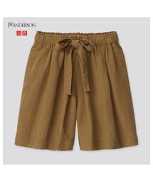 UNIQLO | リネンブレンドタックショートパンツ XL size(その他パンツ)