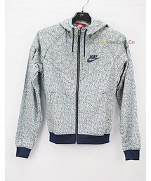 NIKE NSW | NIKE LIB ANOOSHA 653454-451 變形蟲小碎花印花 連帽外套(スタジャン)