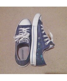 CONVERSE | 古着で見つけたオールスター ちょっと柄あって可愛い(スニーカー)
