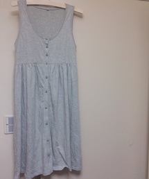 無印良品 | 前開きノースリーブワンピース(ワンピース)