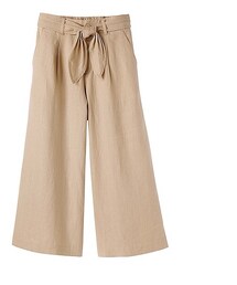 GU | リネンワイドパンツ(その他パンツ)