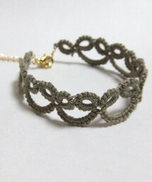 うで | タティングレースブレスレット(ブレスレット)