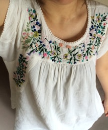 used | 刺繍チュニック/古着(シャツ/ブラウス)