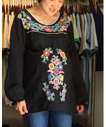 USED 刺繍 チュニック | シャツ/ブラウス