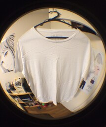 FOREVER 21 | フォーエバー21。
ユーネック。
白Tシャツ。(Tシャツ/カットソー)