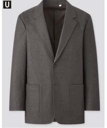 UNIQLO | ジャージーテーラードジャケット DARK GRAY(テーラードジャケット)